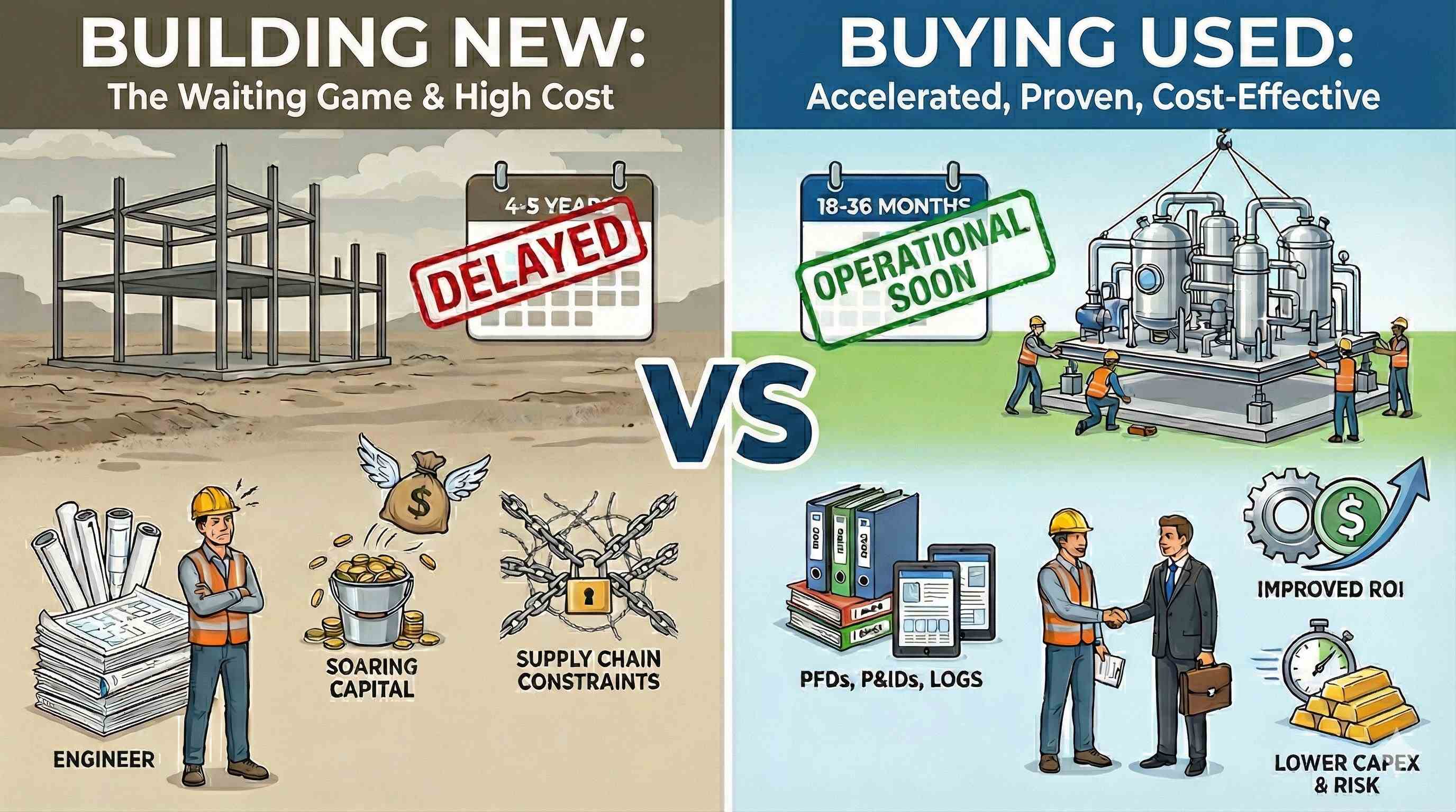 Dispelling the Myths: Why Used Chemical Plants are a Strategic Choice for New Capacity
